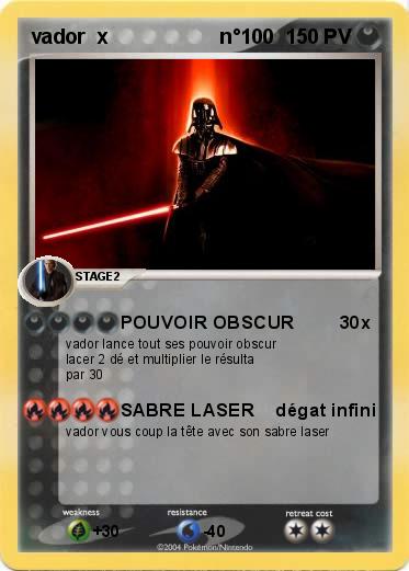 Pokemon vador  x                    n°100
