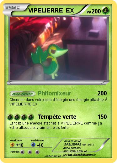 Pokemon VIPELIERRE  EX