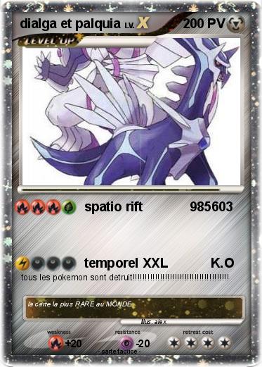 Pokemon dialga et palquia