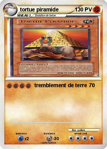 Pokemon tortue piramide