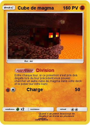 Pokemon Cube de magma