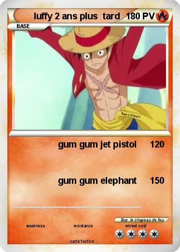 Pokemon luffy 2 ans plus  tard