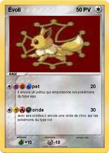 Pokemon Évoli