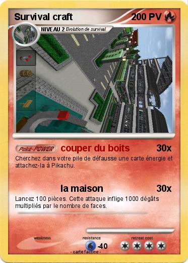 Pokemon Survival craft