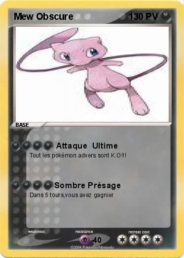 Pokemon Mew Obscure