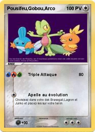 Pokemon Pousifeu,Gobou,Arco