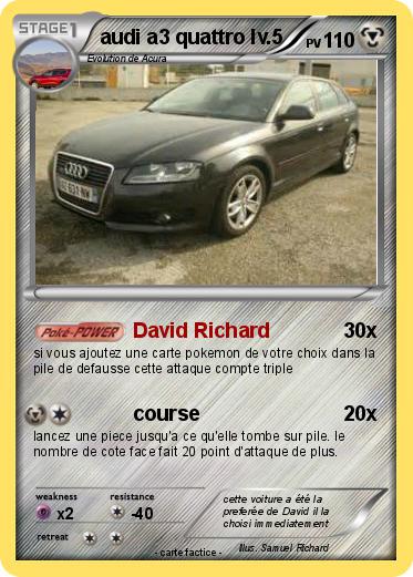 Pokemon audi a3 quattro lv.5