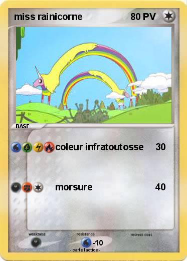 Pokemon miss rainicorne