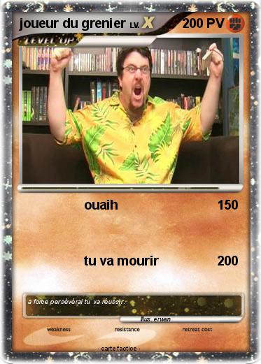 Pokemon joueur du grenier