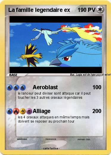 Pokemon La famille legendaire ex