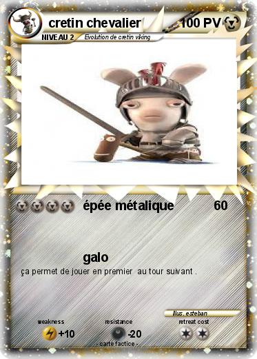 Pokemon cretin chevalier