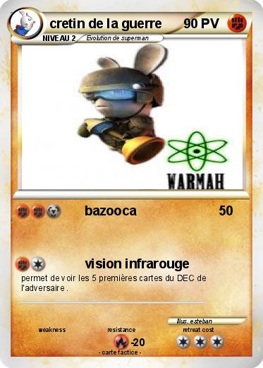 Pokemon cretin de la guerre