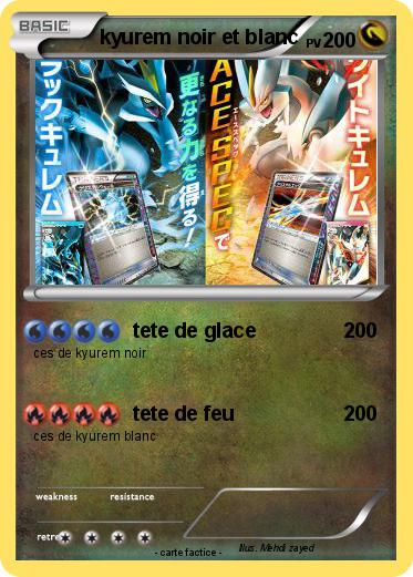 Pokemon kyurem noir et blanc