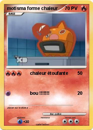 Pokemon motisma forme chaleur