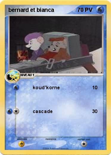 Pokemon bernard et bianca