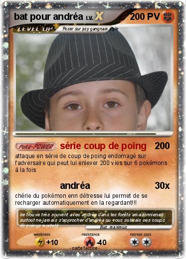 Pokemon bat pour andréa