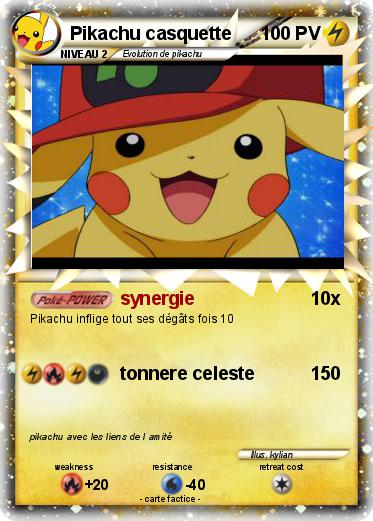 Pokemon Pikachu casquette