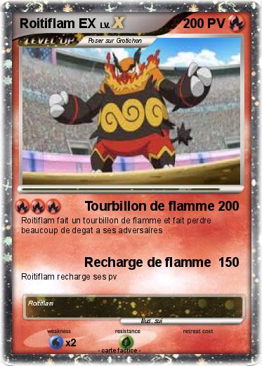 Pokemon Roitiflam EX