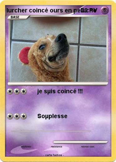 Pokemon lurcher coincé ours en peluche