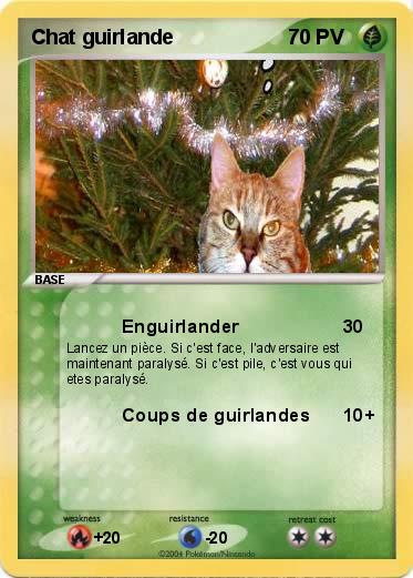 Pokemon Chat guirlande