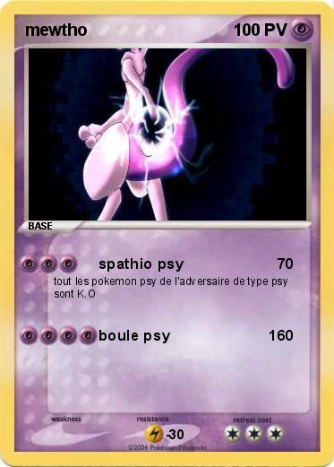 Pokemon mewtho