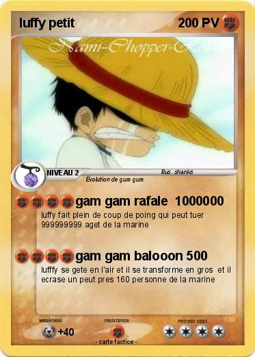 Pokemon luffy petit