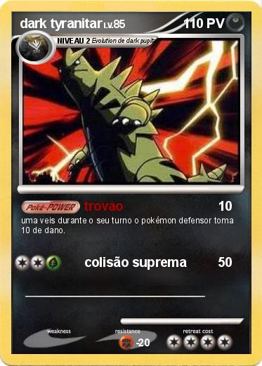 Pokemon dark tyranitar
