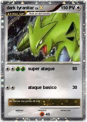 Pokemon dark tyranitar