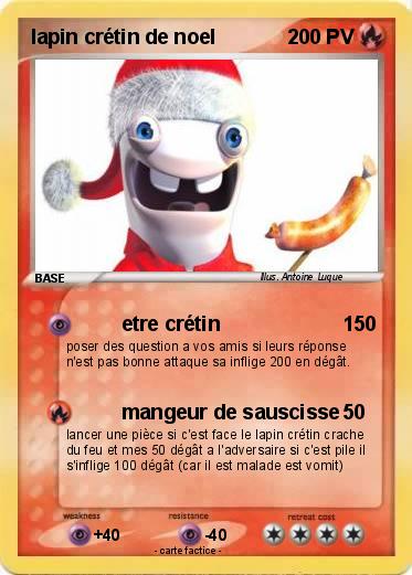 Pokemon lapin crétin de noel