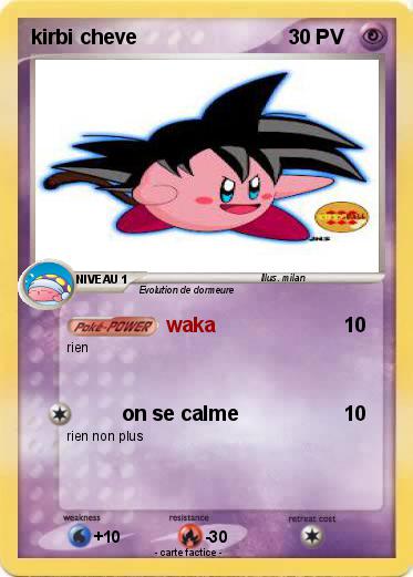 Pokemon kirbi cheve