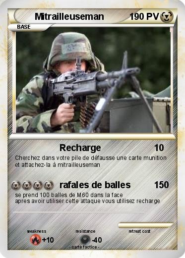 Pokemon Mitrailleuseman