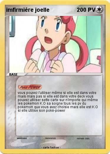 Pokemon imfirmière joelle