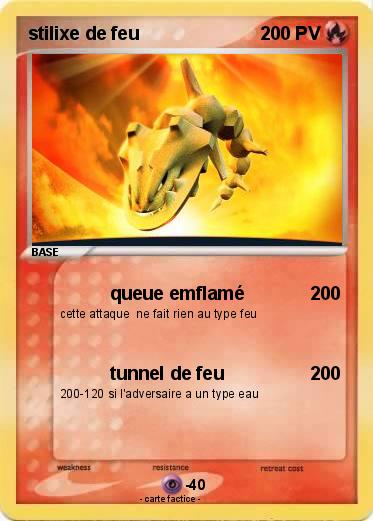 Pokemon stilixe de feu