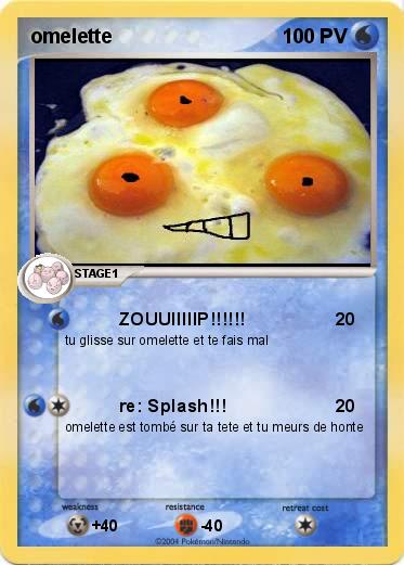Pokemon omelette