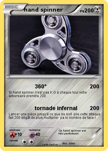 Pokemon hand spinner