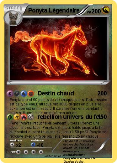 Pokemon Ponyta Légendaire