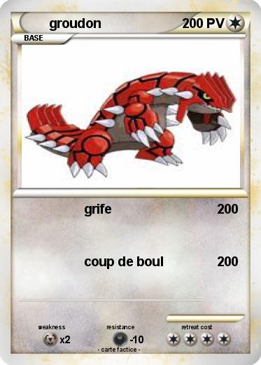 Pokemon groudon