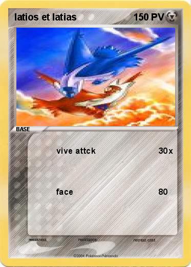 Pokemon latios et latias