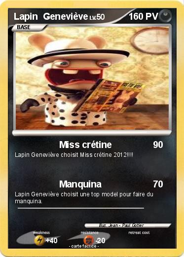 Pokemon Lapin  Geneviève