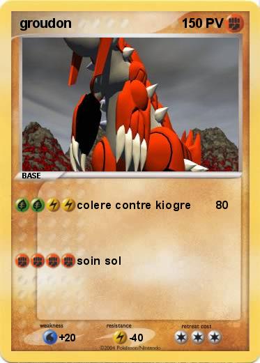 Pokemon groudon