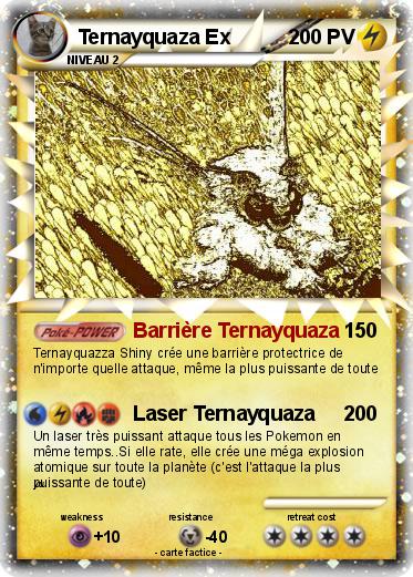 Pokemon Ternayquaza Ex