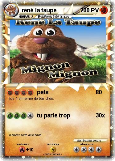Pokemon rené la taupe