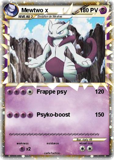 Pokemon Mewtwo x