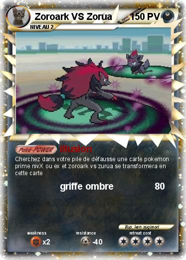 Pokemon Zoroark VS Zorua