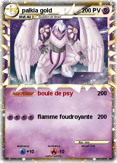 Pokemon palkia gold