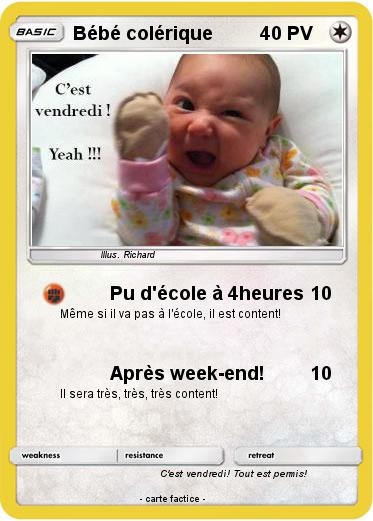 Pokemon Bébé colérique