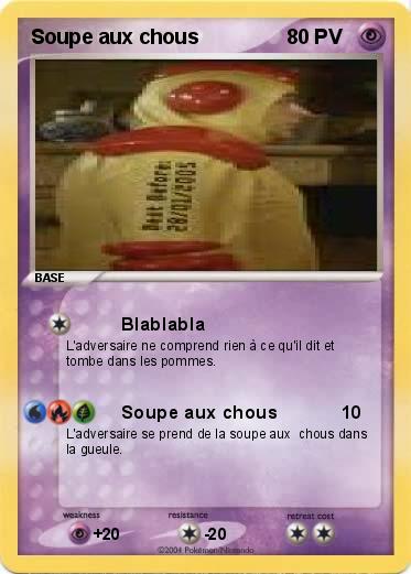 Pokemon Soupe aux chous