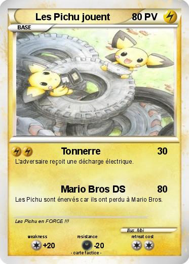 Pokemon Les Pichu jouent