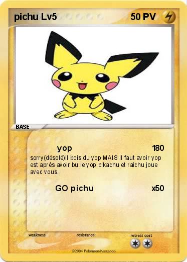 Pokemon pichu Lv5