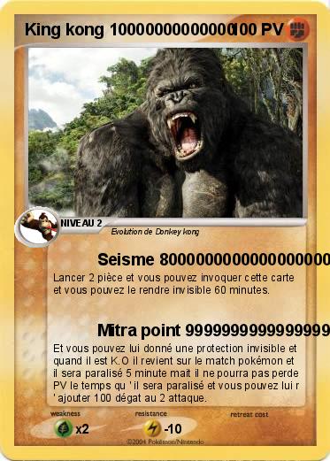 Pokemon King kong 10000000000000